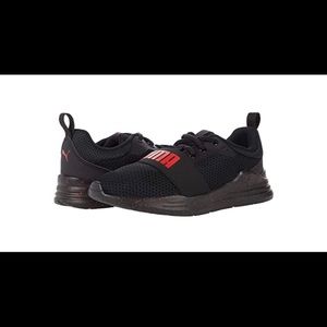 Puma wired run speckle little kid shoe